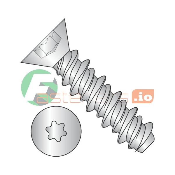 Newport Fasteners Thread Cutting Screw, #6 x 5/8 in, 18-8 Stainless Steel Flat Head Torx Drive, 5000 PK 148146 - main